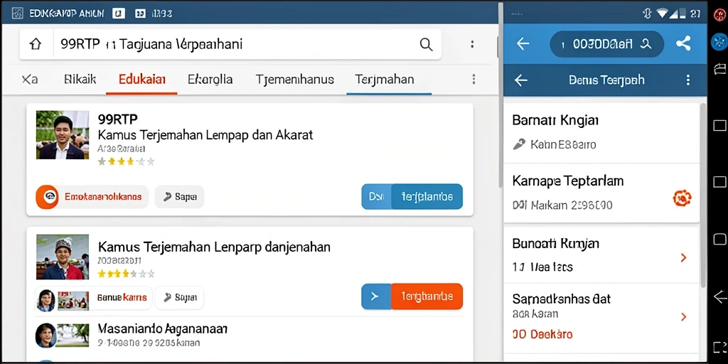 Tampilan antarmuka aplikasi 99RTP yang intuitif dan mudah digunakan.