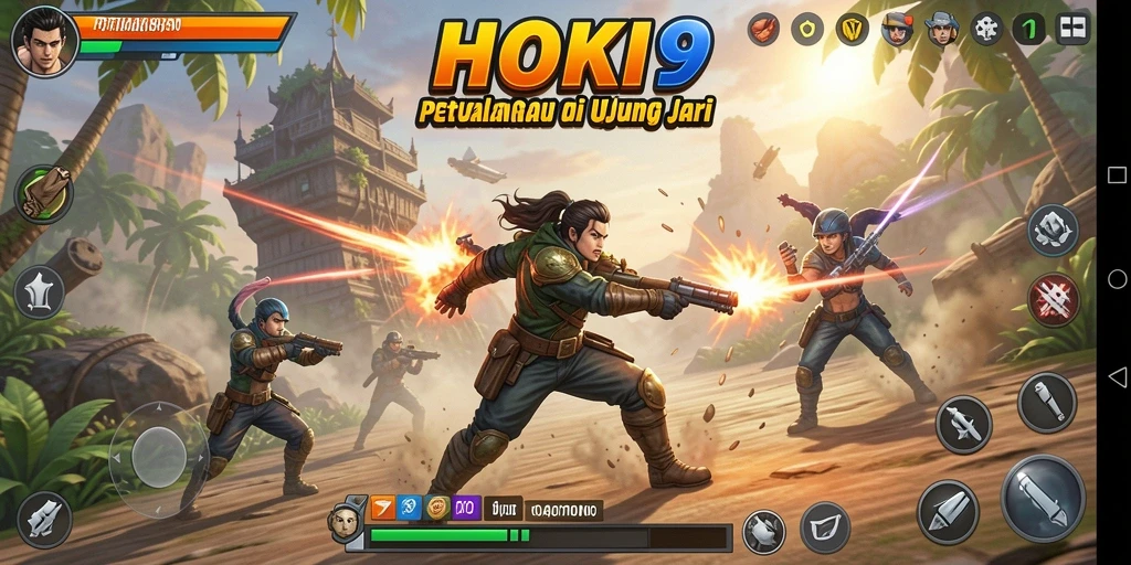 Antarmuka HOKI9 menampilkan aksi seru dan karakter yang menarik.