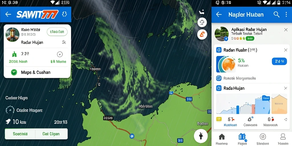 Antarmuka SAWIT777 menampilkan radar hujan yang jelas dan informatif.