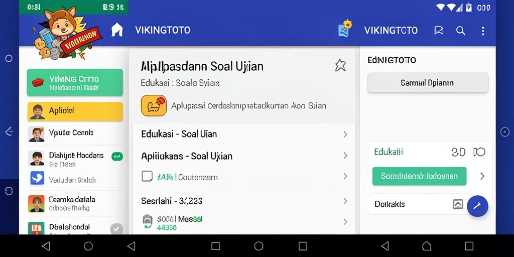 Antarmuka aplikasi VIKINGTOTO yang interaktif dan mudah dipahami.