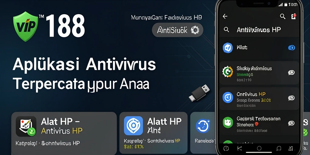 Tampilan antarmuka sederhana dan mudah digunakan dari VIP188.