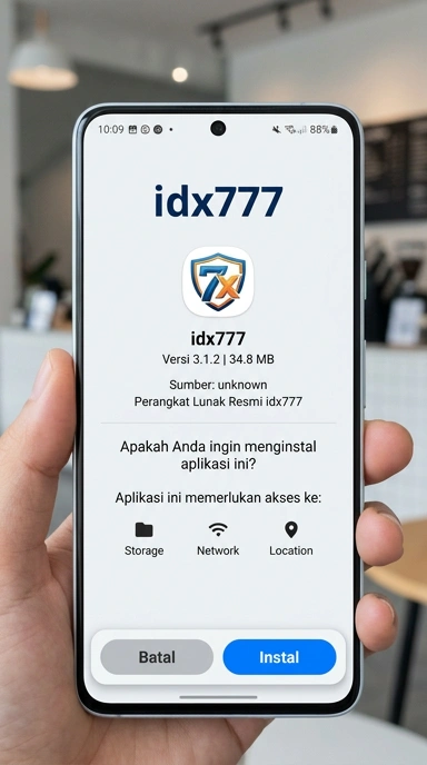Unduh dan Instal APK idx777 untuk Android