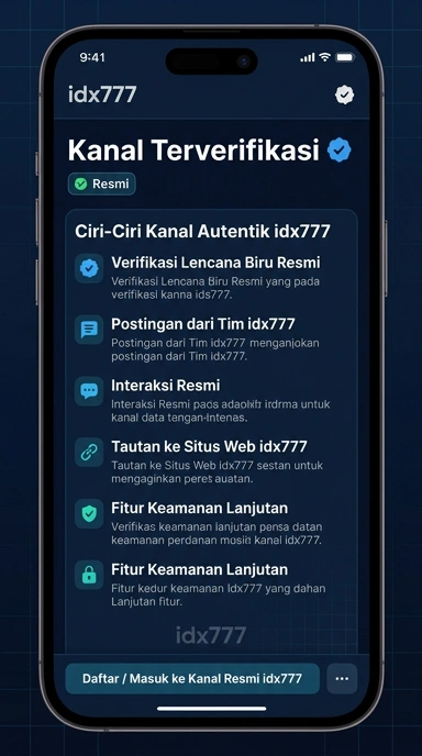 Kanal Resmi idx777 untuk Pengguna Android