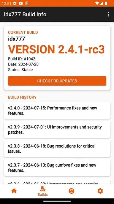 Riwayat Versi Aplikasi idx777 untuk Android